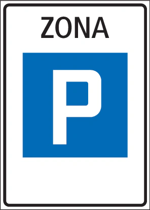 2.59.1-4 - Panneau routier Panneau de règlement de zone 2.59.1 (variante 4)