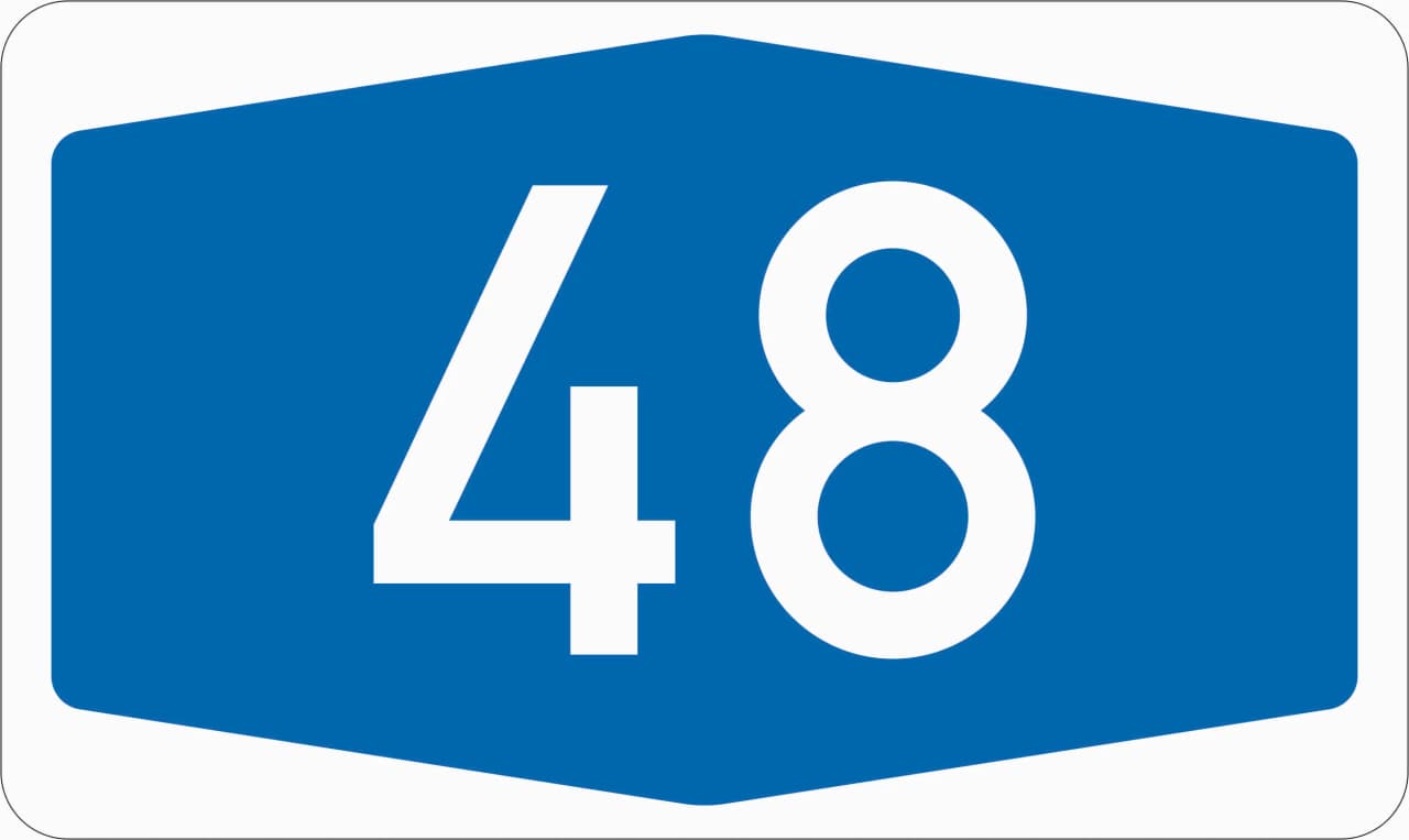 405 - Autobahnen Verkehrsschild