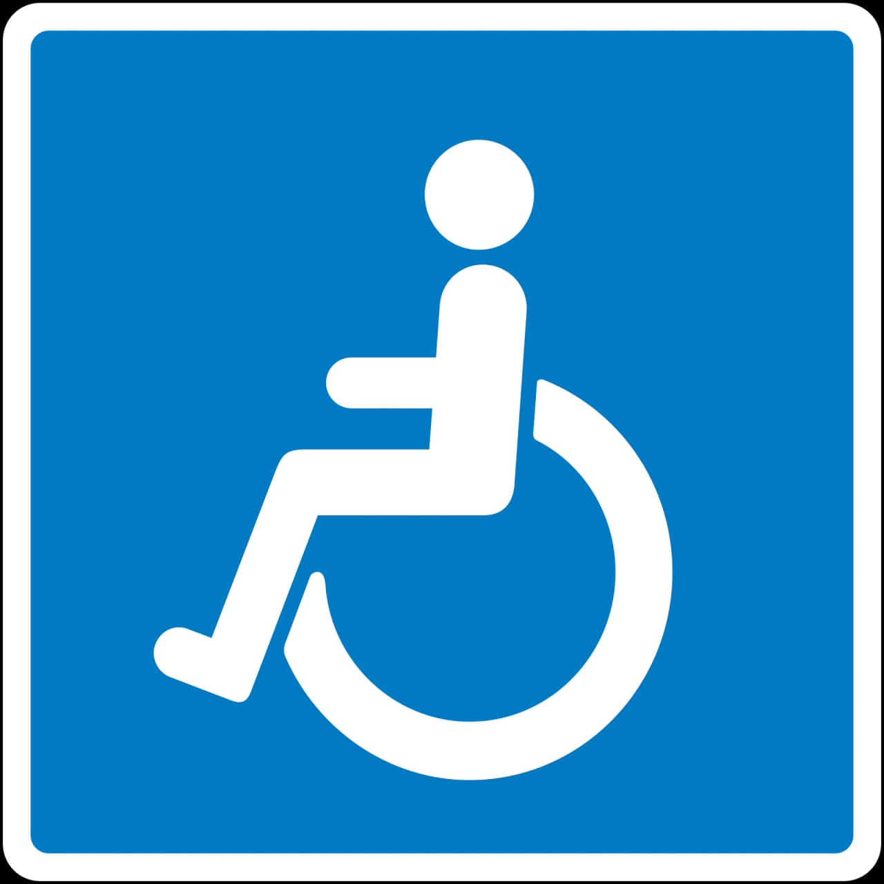 E23 - Instructions for disabled road sign