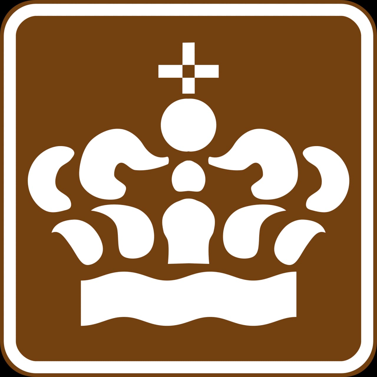 M54 - National Park road sign