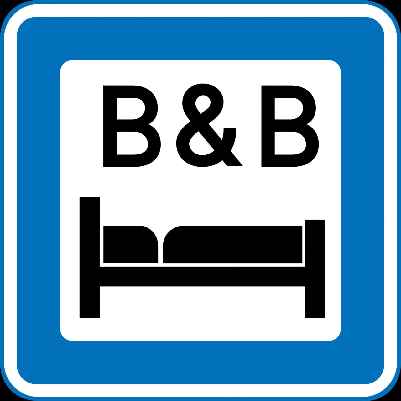 M102 - Room to let road sign