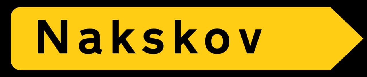 F14 - Temporary flag-type direction sign road sign