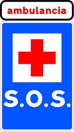 S-101 - Petrol Station road sign