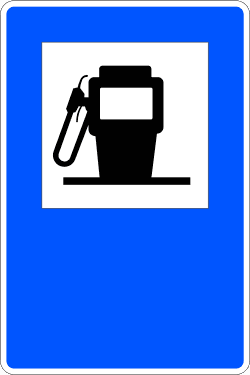 S-105 - Hotel or Motel road sign