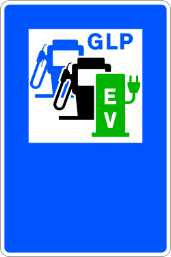 S-105f - Tourist Interest Point road sign