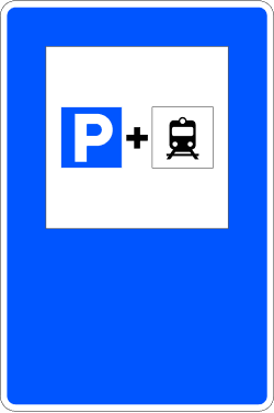 S-124 - LPG Station road sign