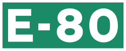 S-400 - European route road sign
