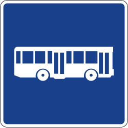 S-51 - Bus Lane road sign