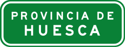 S-540 - Entrance to province road sign