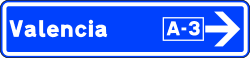 S-760 - Highways and dual carriageways road sign