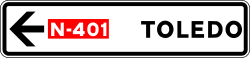 S-770 - Other places and routes road sign