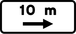 S-820 - Extension of the ban, to the right road sign