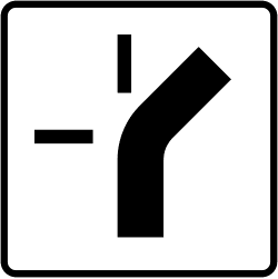 S-853 - Direction of priority road road sign