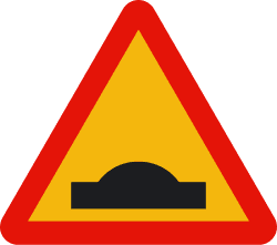 TP-15a - Bump road sign