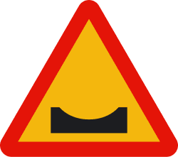 TP-15b - Dip road sign