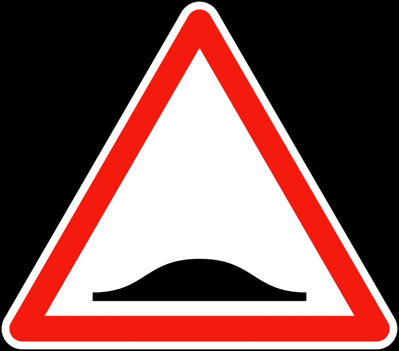 A2b - Schwellenbegrenzung Verkehrsschild