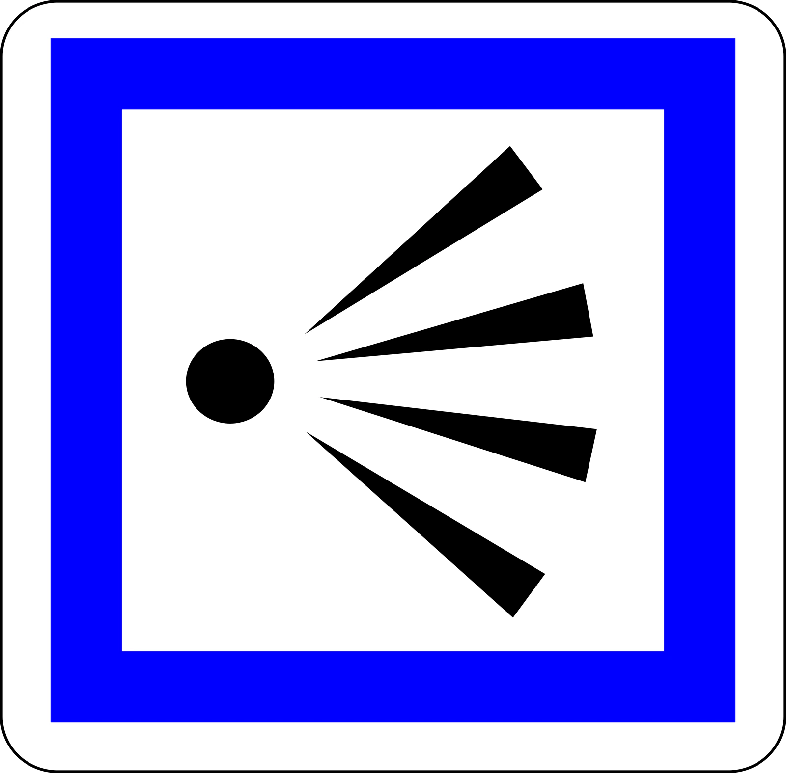 CE21 - Aussichtspunkt Verkehrsschild