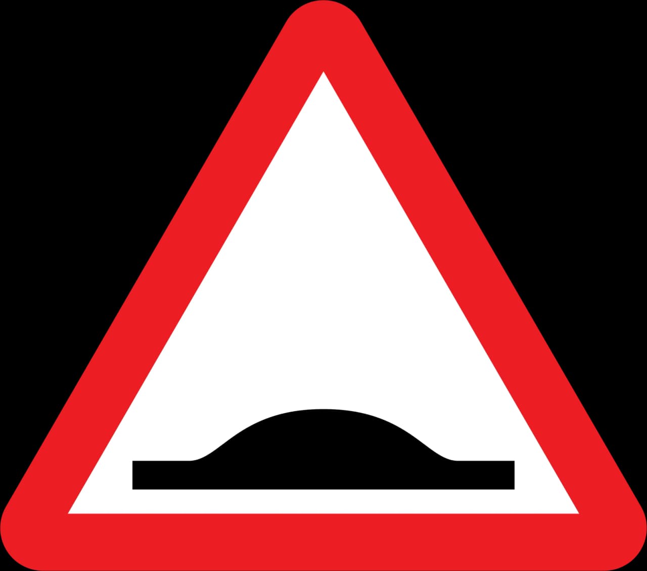 557.1 - Hump or series of humps road sign