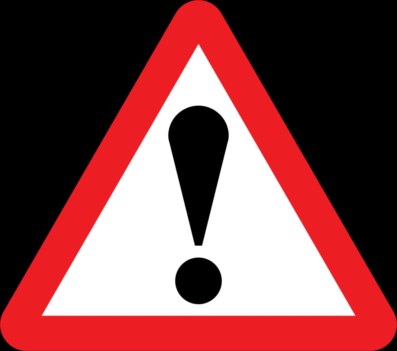 562 - Panneau routier Autre danger