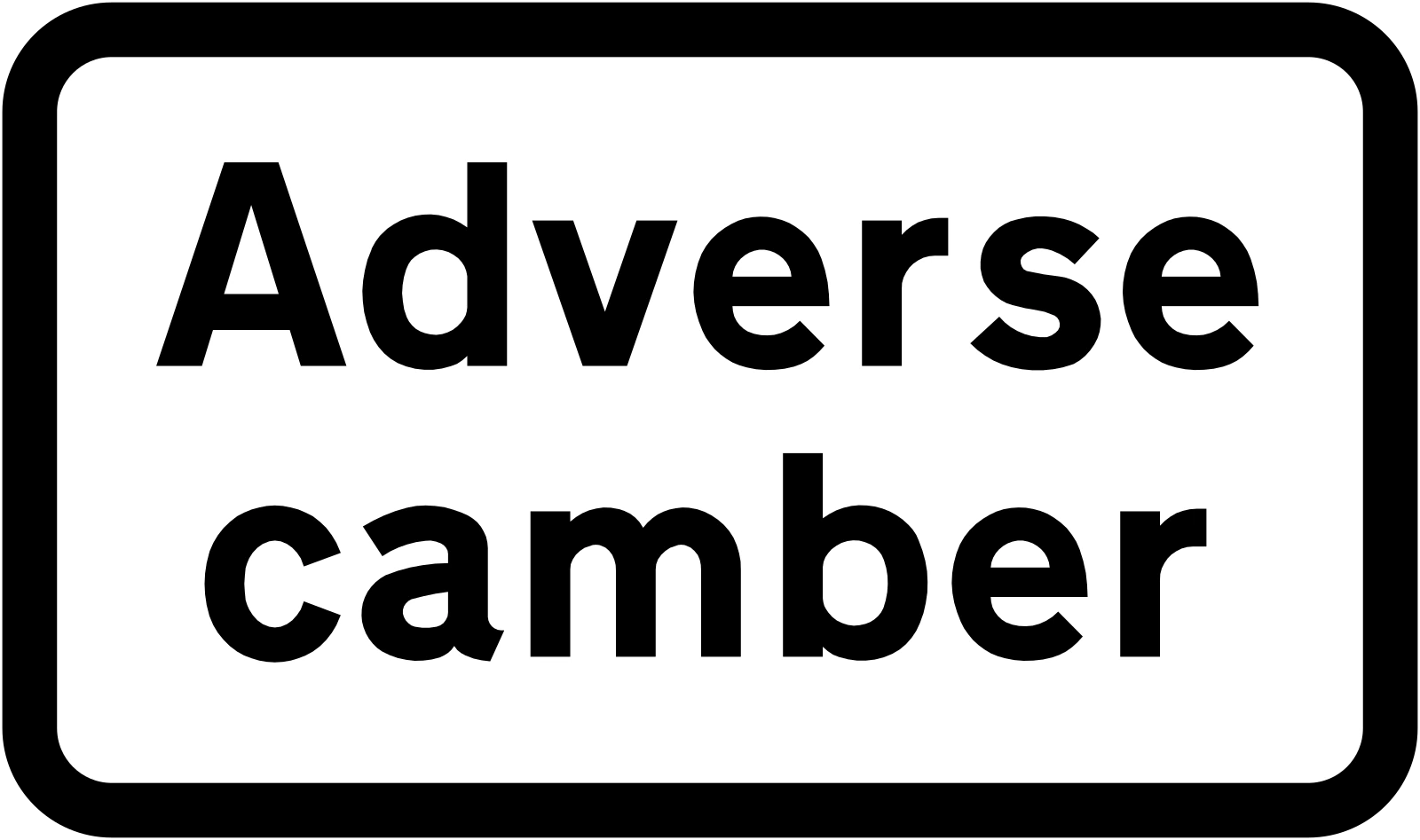 513.1 - Roundabout or bend warning plate road sign