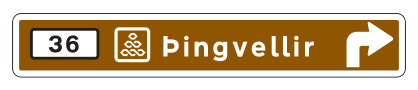 701.4 - Tourist Route Confirmation Sign road sign