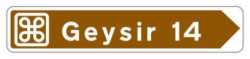 713.4 - Fingerpost Direction Sign road sign