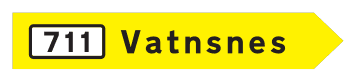 713.5 - Fingerpost Direction Sign road sign