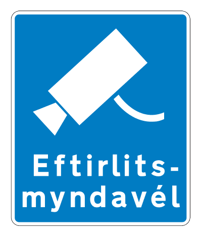 655.71 - Surveillance Camera road sign