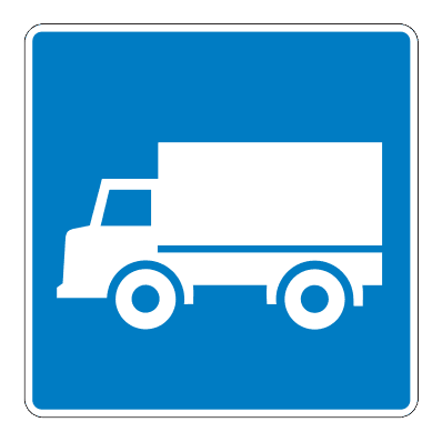 658.1 - Route Guidance Sign for Specific Traffic road sign