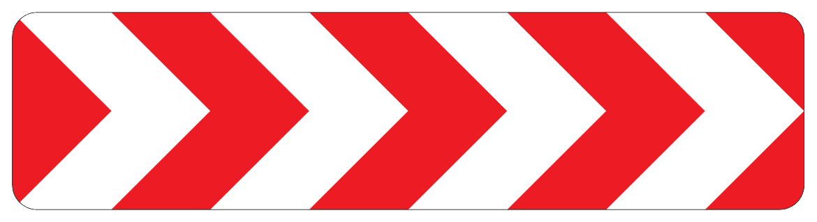 902.1F1 - Transversal, Construction road sign