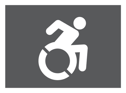 1042 - Symbol For Parking Spaces For People With Reduced Mobility road sign