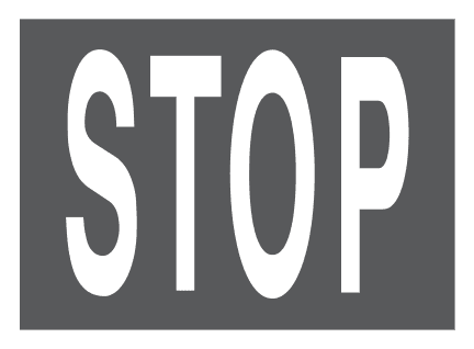 1050.1 - Inscription For Stop Duty road sign
