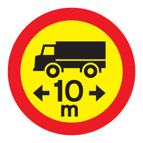 316 - Limited Length Of Vehicles road sign