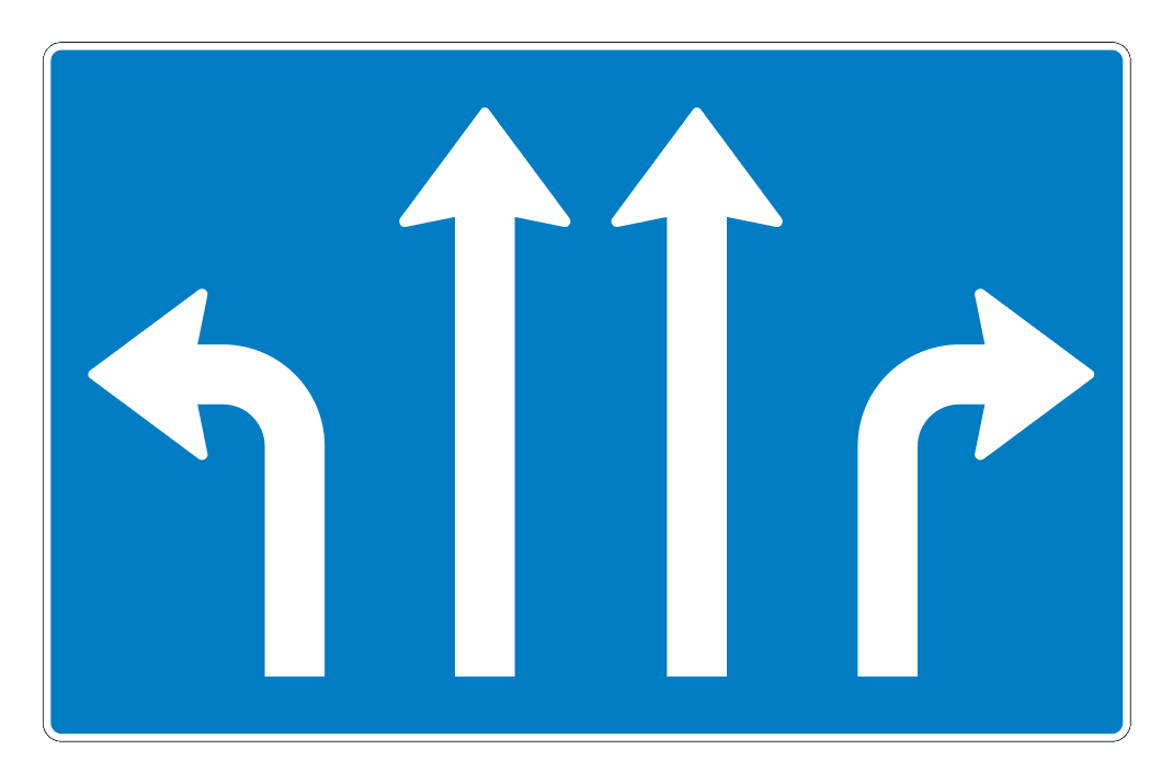 500.140.dvaadh-1 - Special Regulation Sign 500.140.dvaadh-1 road sign