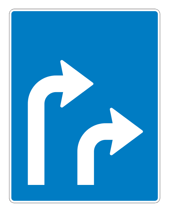 500.70.jhkh_-1 - Overhead Lane-Use Sign 500.70.jhkh_-1 road sign