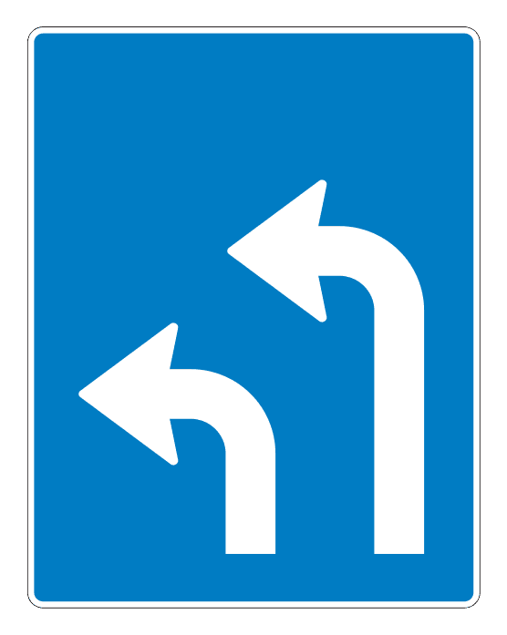 500.70.kvjv_-1 - Overhead Lane-Use Sign 500.70.kvjv_-1 road sign