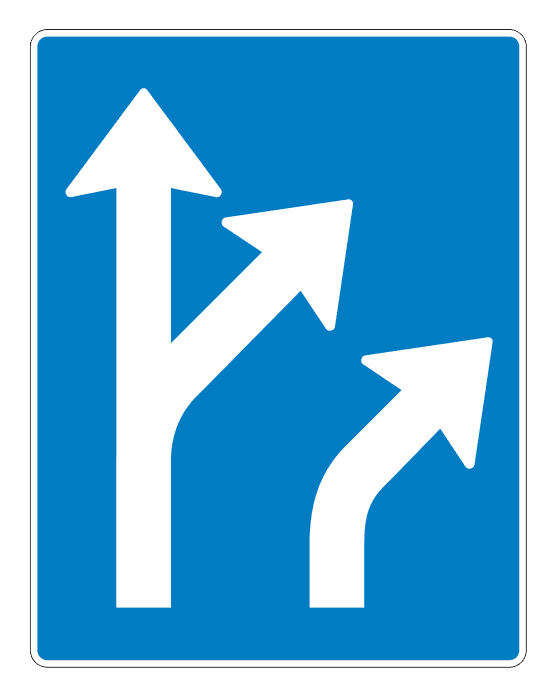 500.70.nhoh_-1 - Overhead Lane-Use Sign 500.70.nhoh_-1 road sign