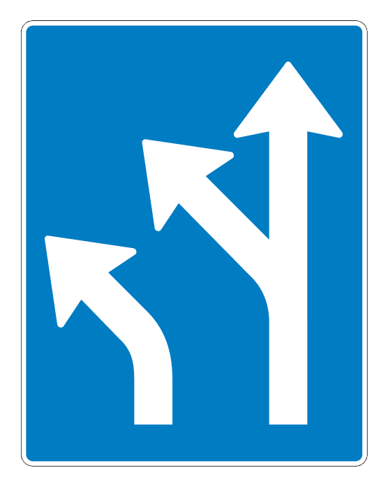 500.70.ovnv_-1 - Overhead Lane-Use Sign 500.70.ovnv_-1 road sign