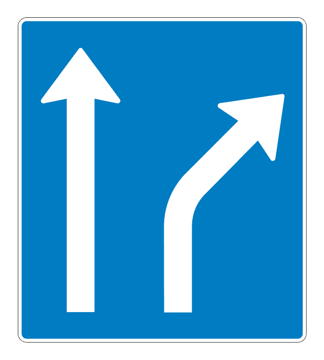 500.80.ach_-1 - Overhead Lane-Use Sign 500.80.ach_-1 road sign