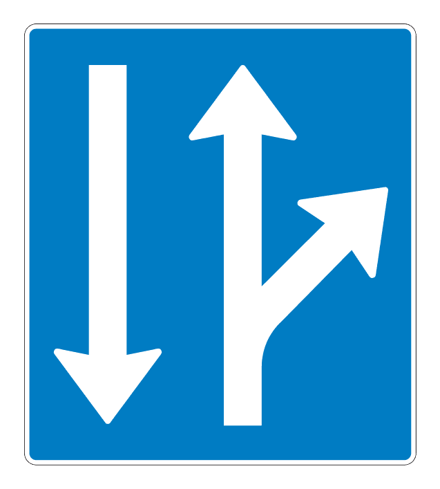 500.80.bih_-1 - Overhead Lane-Use Sign 500.80.bih_-1 road sign