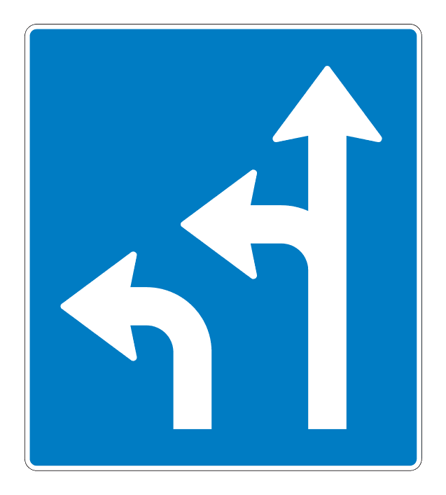 500.80.kvmv_-1 - Overhead Lane-Use Sign 500.80.kvmv_-1 road sign