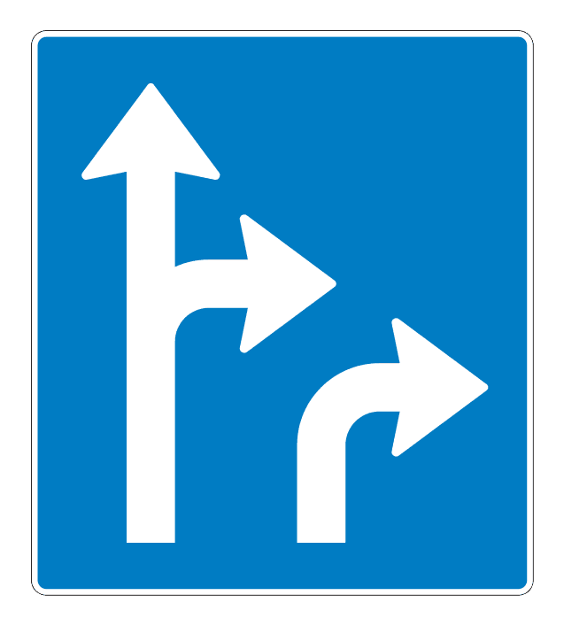 500.80.mhkh_-1 - Overhead Lane-Use Sign 500.80.mhkh_-1 road sign