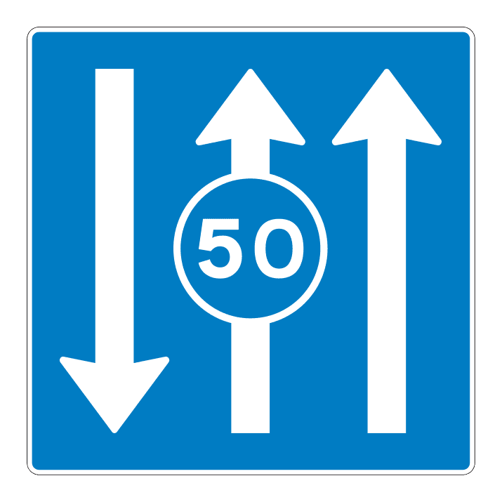 500.90.bxa_-1 - Special Regulation Sign 500.90.bxa_-1 road sign