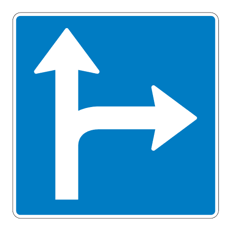 501c - Overhead Lane Marking Sign 501c road sign