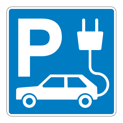 553.4 - Parking For Cars For Electric Charging road sign