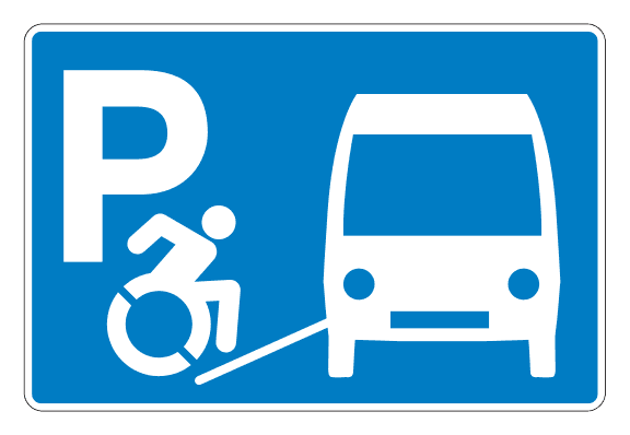 554.2 - Accessible Parking Marking road sign