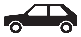 807.1 - Vehicle Class Plate - Passenger Car under 3.5 t road sign