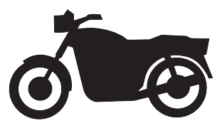 807.72 - Vehicle Class Plate - Motorcycle road sign