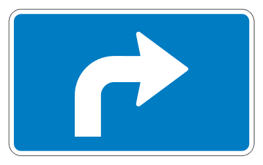810.3 - Direction-of-Effect Plate road sign