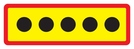 840.1 - Visually Impaired Pedestrians road sign
